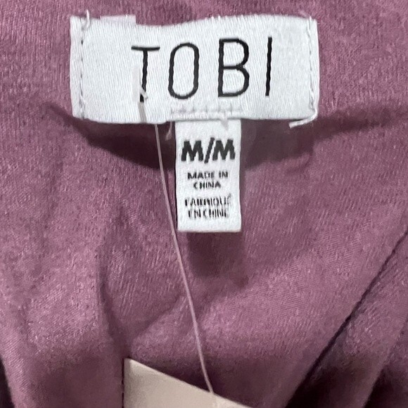 Tobi Mauve Enchanted In Love backless bodycon dress size medium NWT - Picture 8 of 9